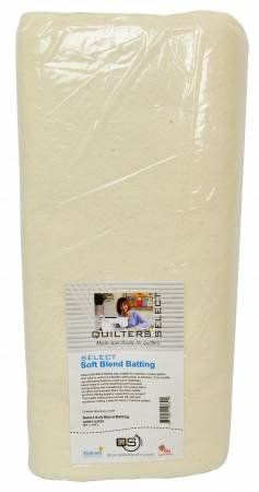 Batting: Queen Size Quilters Select Blend Pre-Cut 93" x 116"