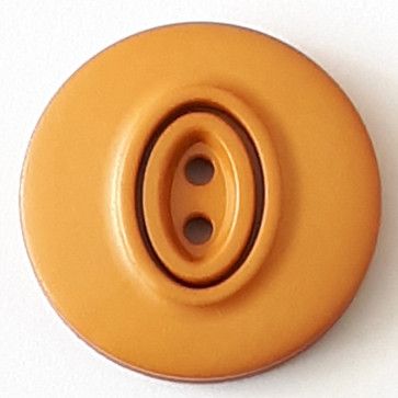 Beige Poly Button with 2 Holes 20mm