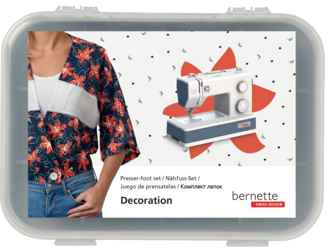 Bernette B05/Sew-n-go Decoration Presser Foot Set