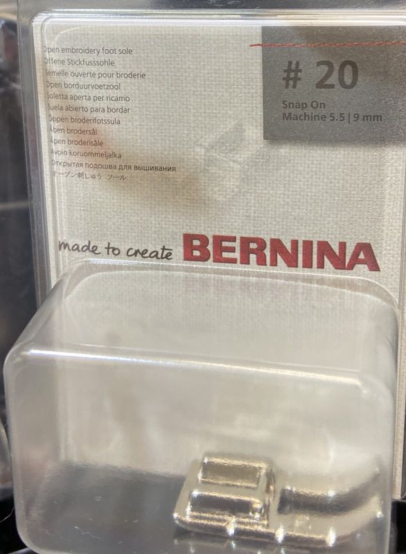 BERNINA #20 Open Embroidery Snap on.