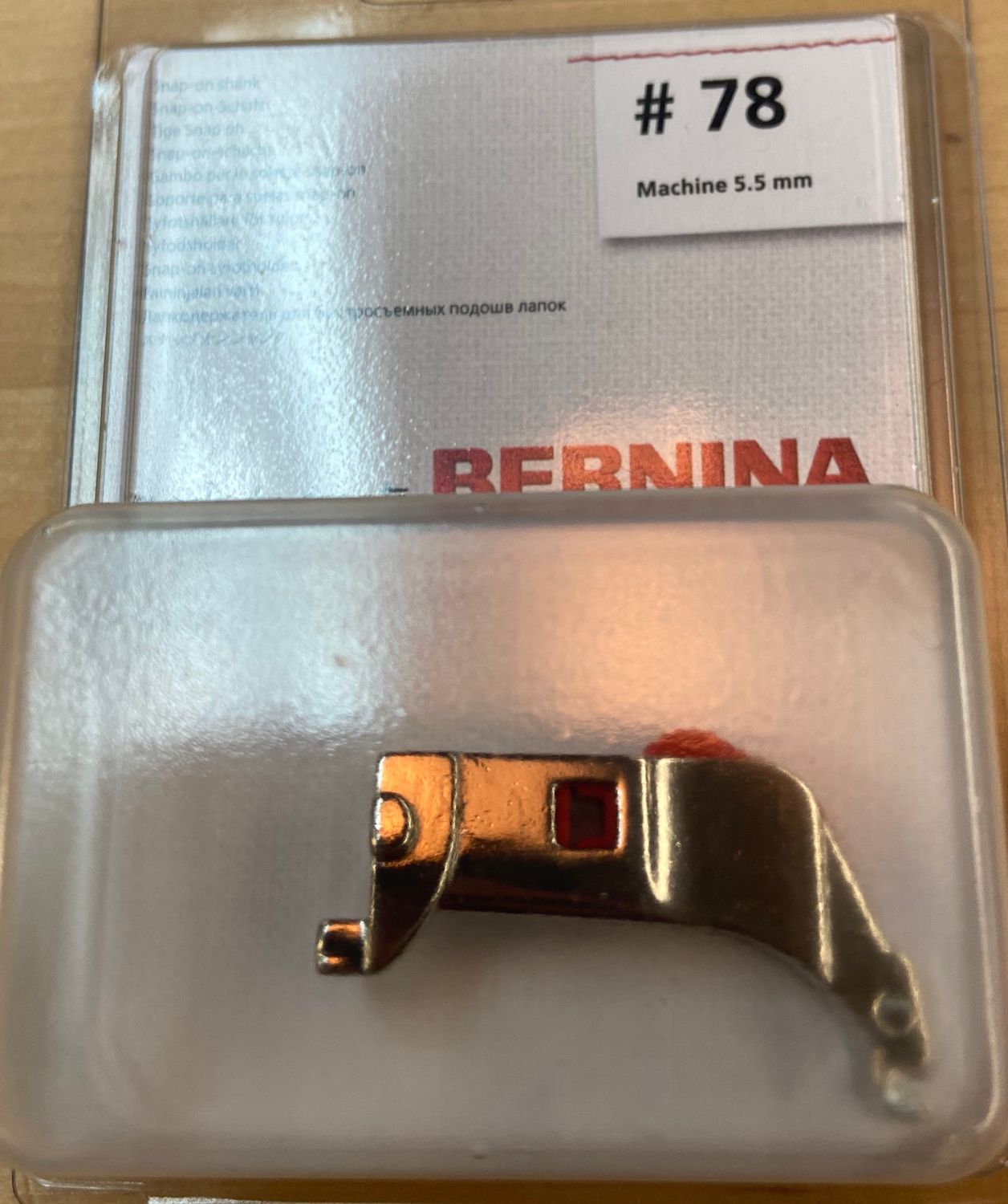 BERNINA #78 Snap on Shank