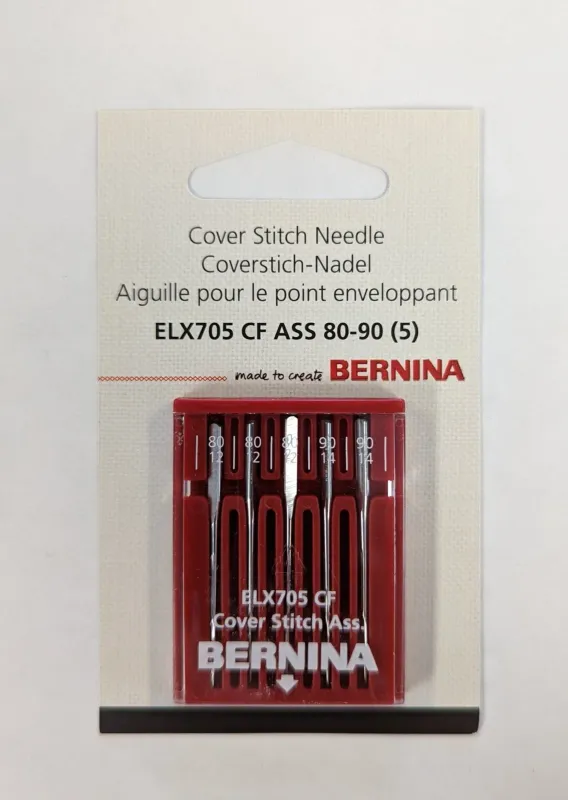 BERNINA Cover stitch needles L6 series 3- 80/12 2- 90/14