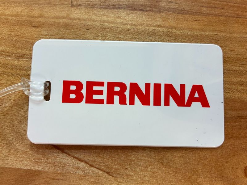 BERNINA Luggage Tag White