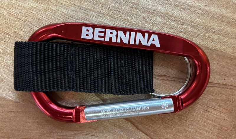 BERNINA Red Carabiner with Strap