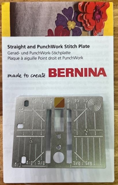 BERNINA Straight &amp; Punch Work Stitch Plate for B325/B335 Gen 2