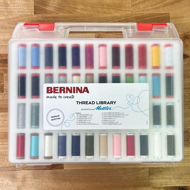 BERNINA thread library Mettler thread 96 pieces