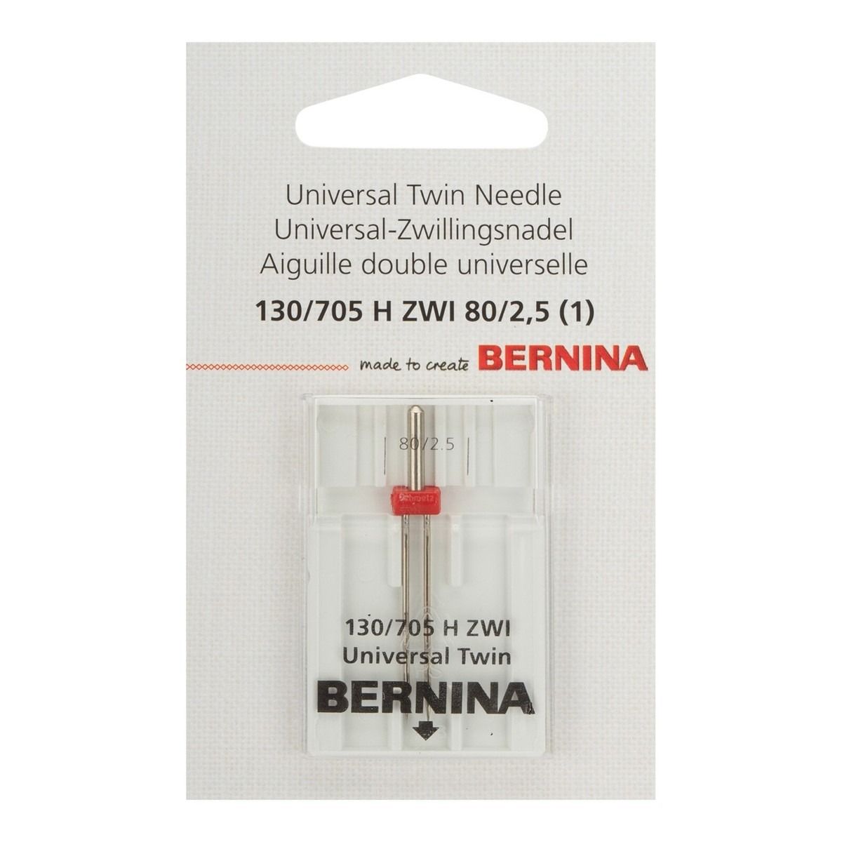 BERNINA Universal Twin Needle 80/2.5mm