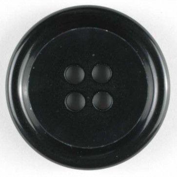 Black Fashion Button 15mm