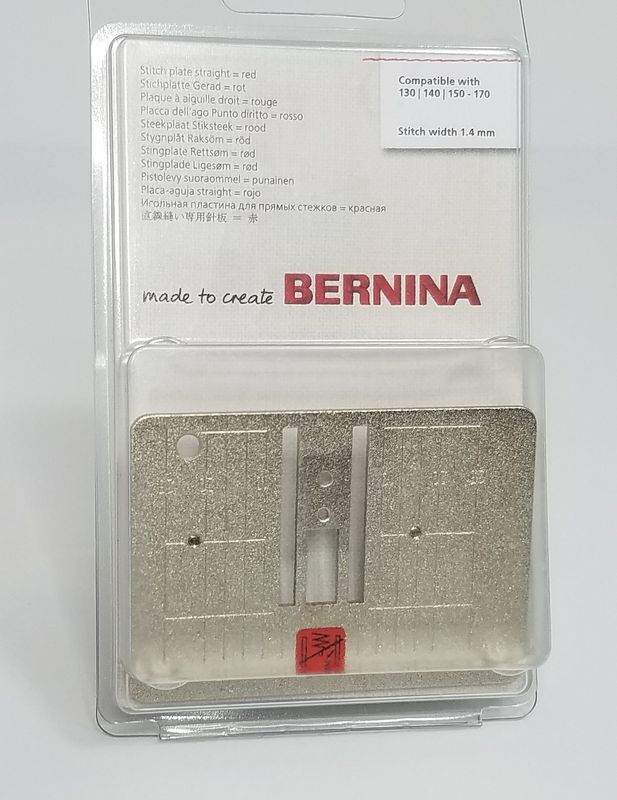 BERNINA Straight Stitch Plate Red dot Compatible w/ 130140150-170