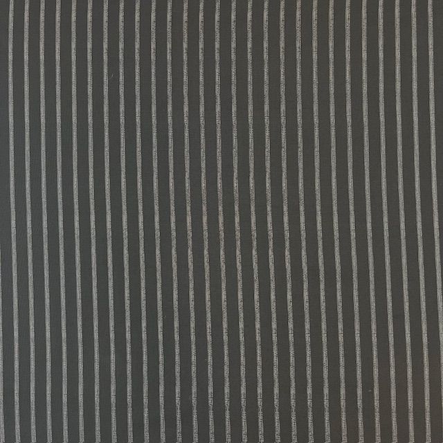 Black Pin Striped Bemberg  Cupro lining 54" wide
