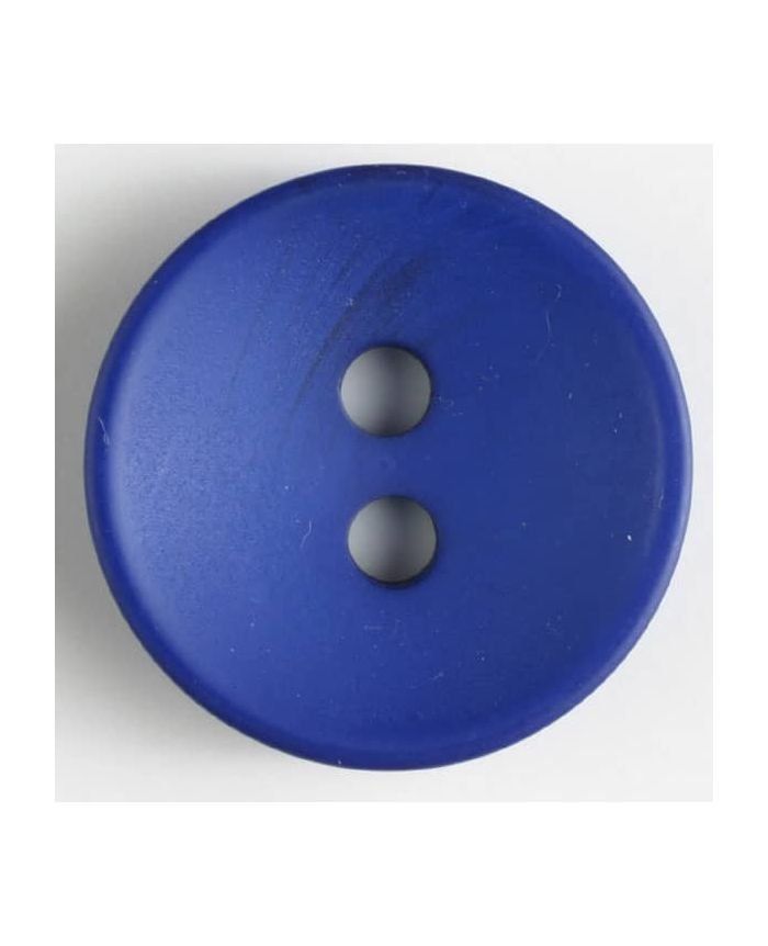 Blue 2 Holed Button 7/8"