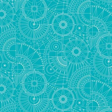 Blueprint Teal Amanda Murphy Benartex