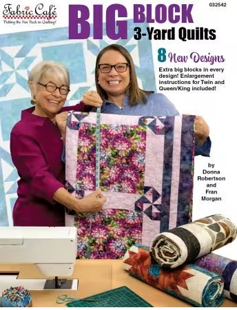 Book: Big Block 3-Yard Quilts by Donna Robertson and Fran Morgan