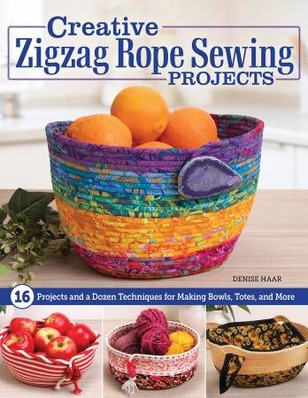 Book: Creative Zigzag Rope Sewing by Denise Haar