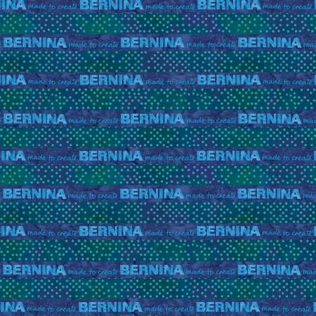 Bernina Stripe Blue/Multi Benartex