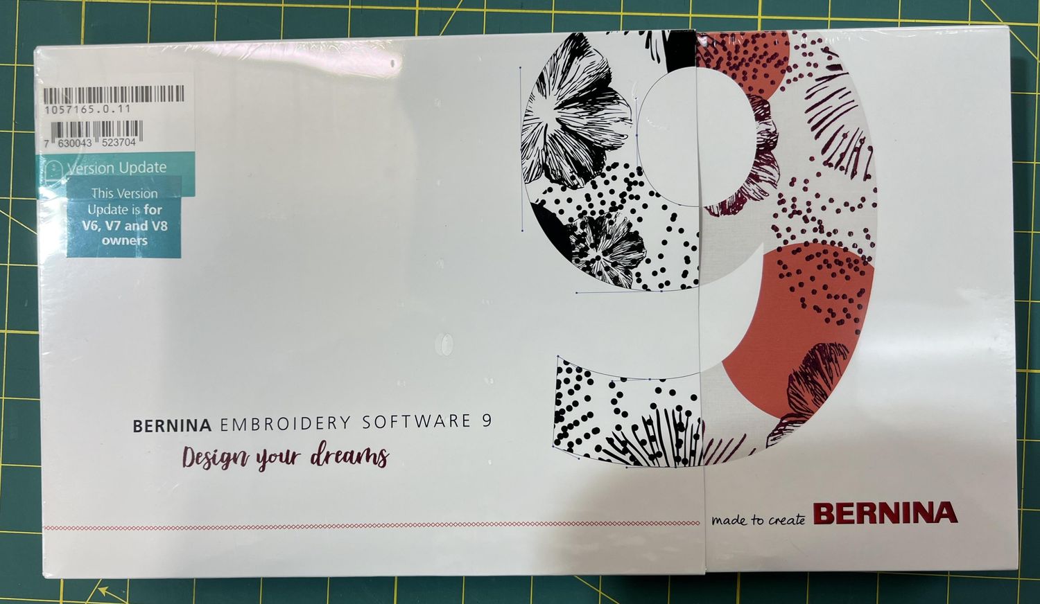 BERNINA V9 Designer Plus UPDATE Embroidery Software Wifi--Available for Order!