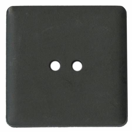 Black Square 2-Hole Polyamid Button 1in
