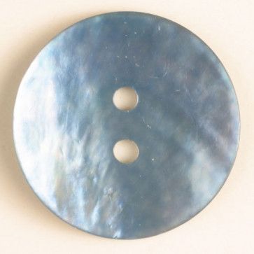 Blue Natural Pearl Button 23mm