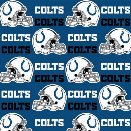 Blue Indianapolis Colts Cotton 60in