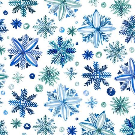 Blue Snowy Sparkle Digital Cuddle Shannon