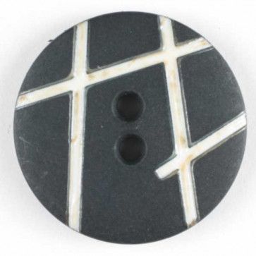 Button Black and White Size: 23mm
