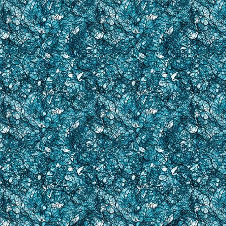 Cat Artistry Turquoise Glassine Benartex