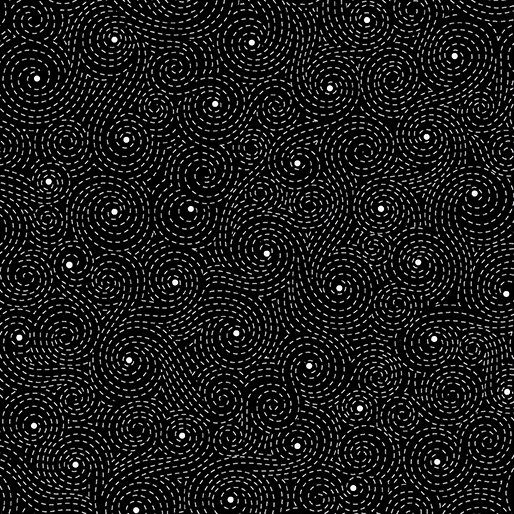 Botanica Swirls Black Amanda Murphy