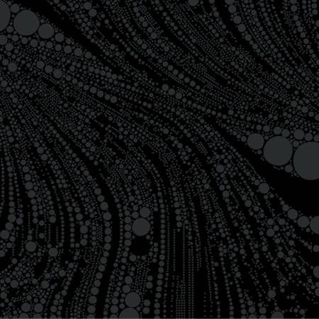 Cat Artistry Black Circled Swirl Benartex