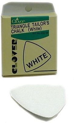 Clover Triangle Tailor's Chalk White
