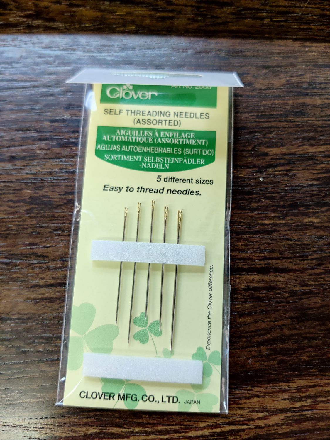 Clover Self Threading Needles