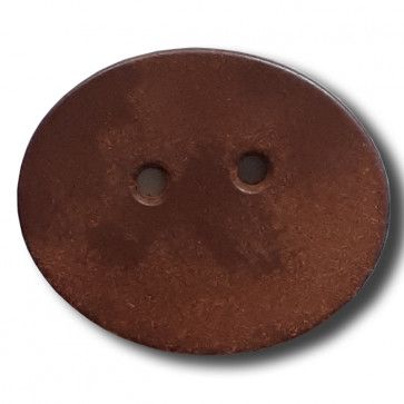 Brown Wood Button with 2 Holes 23mm