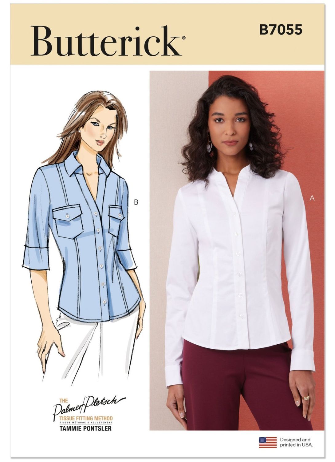 Butterick Misses' Shirts with Princess Seams Sizes 18-26