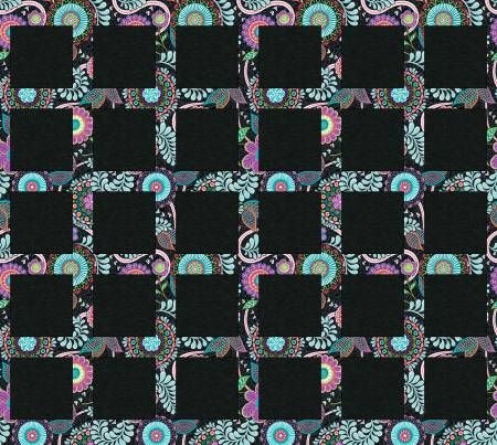 Charcoal Endless Square Benartex