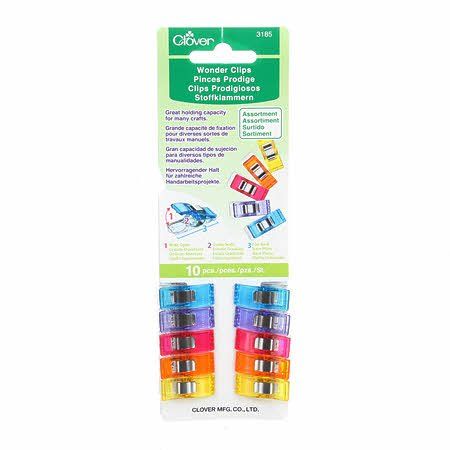 Clover Wonder Clips- 10 ct all red