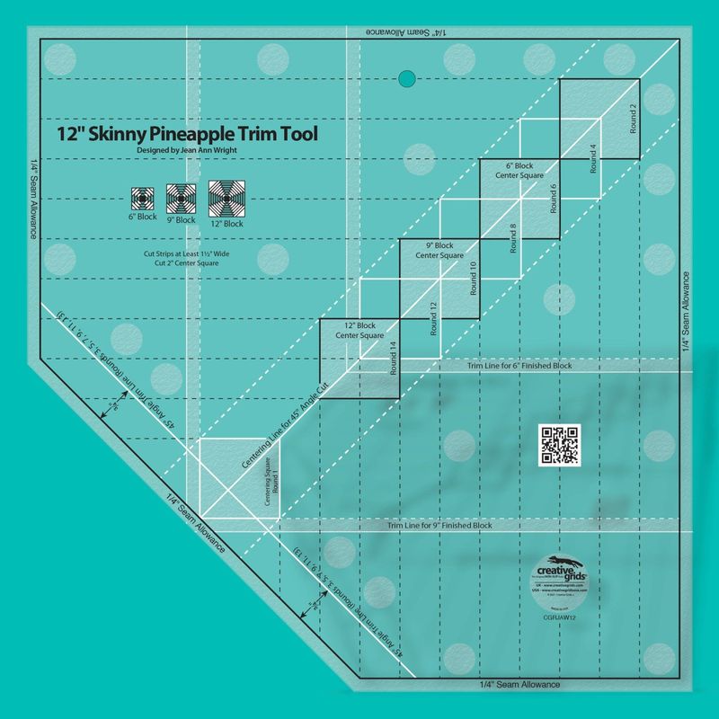 Creative Grids 12" Skinny Pinneapple