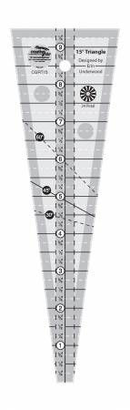 Creative Grids 15 Degree Triangle Quilt Ruler