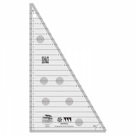 Creative Grids Half 60 degree Triangle Ruler