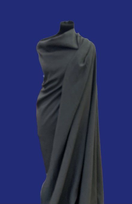 Dark Gray Midweight Linen Rayon blend fabric