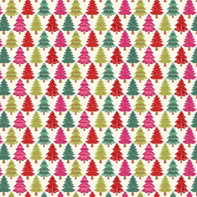 Deck the Halls Pine Parade Thread &amp; Ink Quilting Cotton