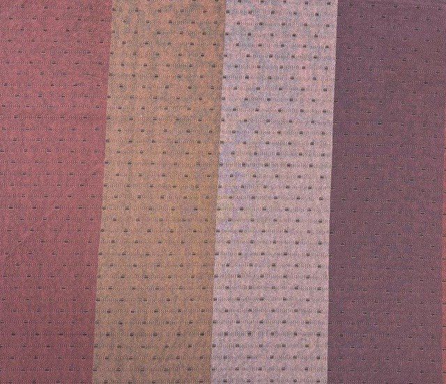 Cotton Yarn Dyed Red Tones Color Block