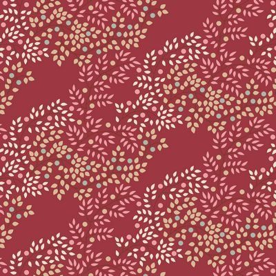 Creating Memories- Berrytangle Burgundy Tilda