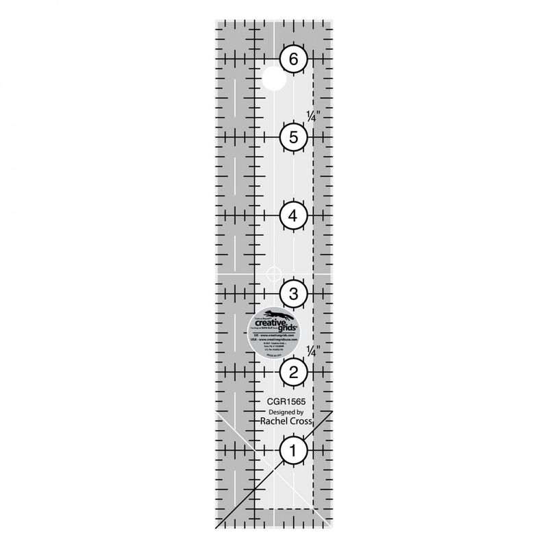 Creative Grids 1.5" x 6.5" Quilt Ruler