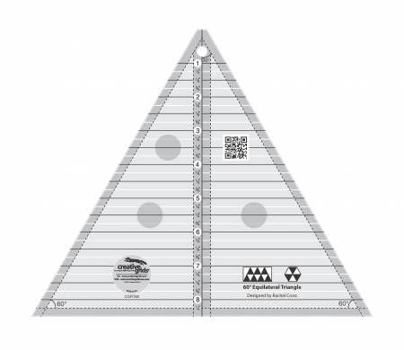 Creative Grids 60 Degree Triangle 8.5" Quilt Ruler