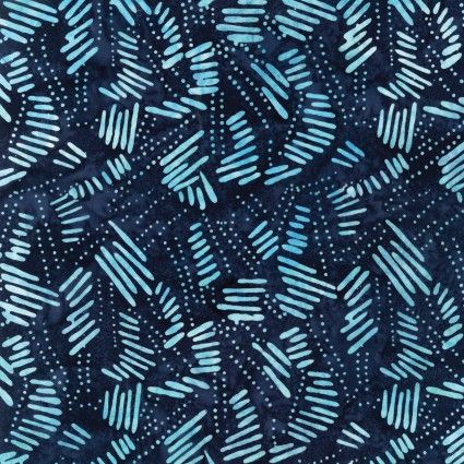 Dashes Navy Batik Benartex