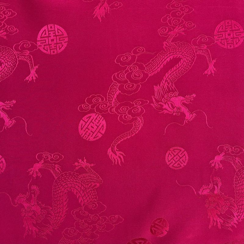 Deep Pink 100% China Silk/Habotoi Silk