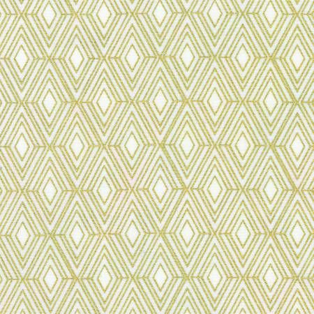 Diamonds Pearl w/Metallic Golden Vibes Robert Kaufman Quilting Cotton
