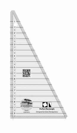 Creative Grids 9.5" Perfect Rectangle Ruler Quilt Ruler