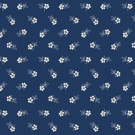 Daisy Garden Navy Blue Benartex