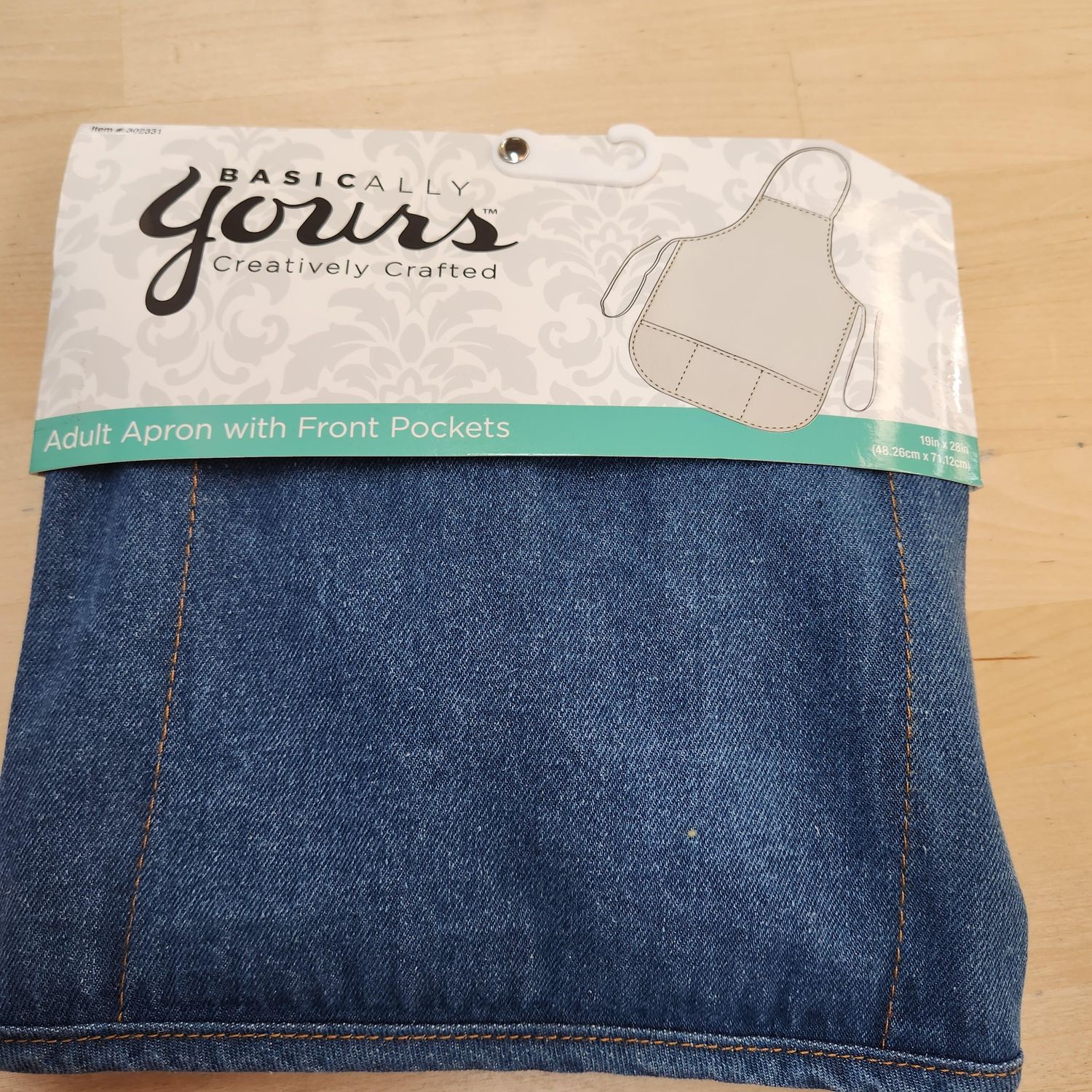 Denim Adult Apron with Front Pockets