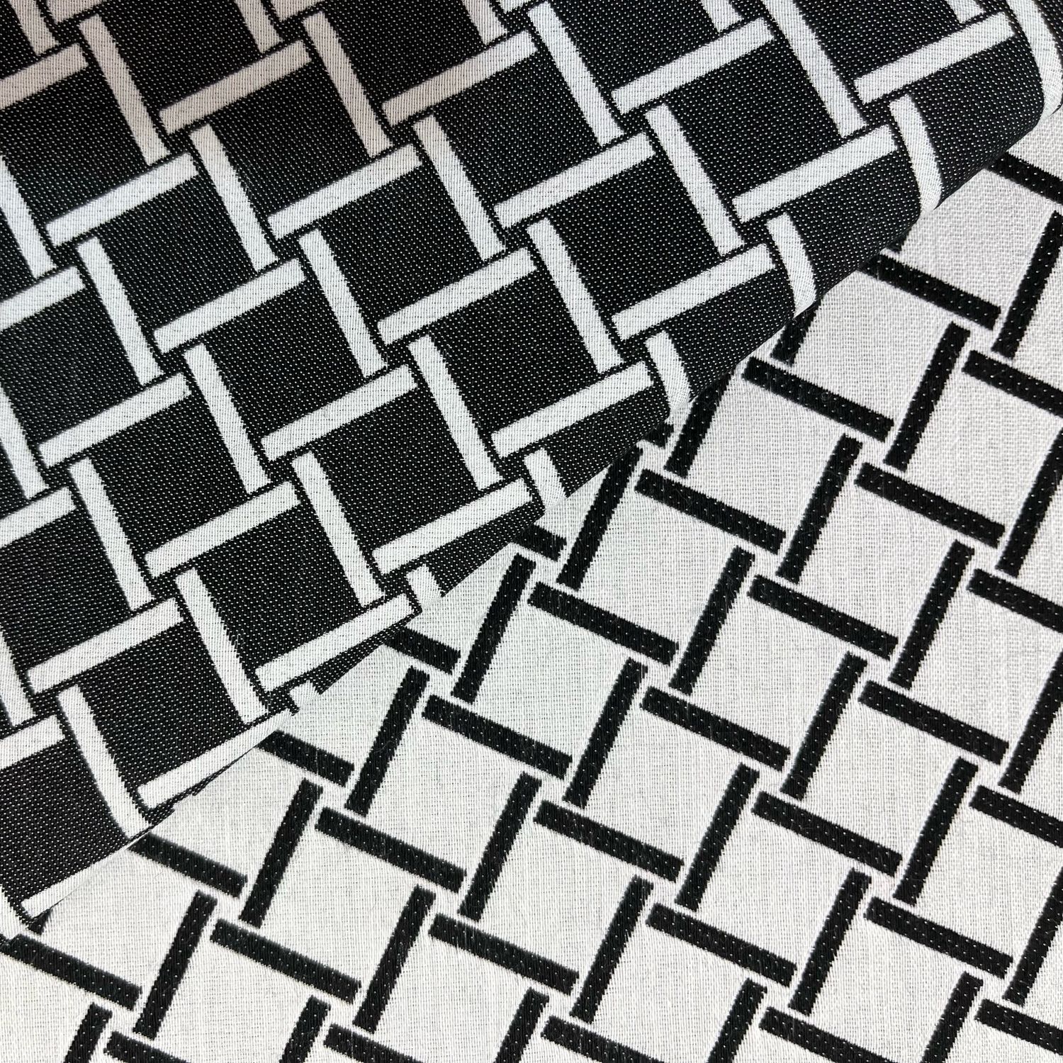 EB Italian Geo Reversible Jacquard